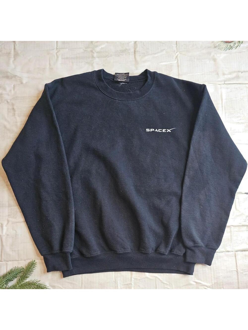 Title: SpaceX black crewneck sweatshirt - Picture 1 of 4
